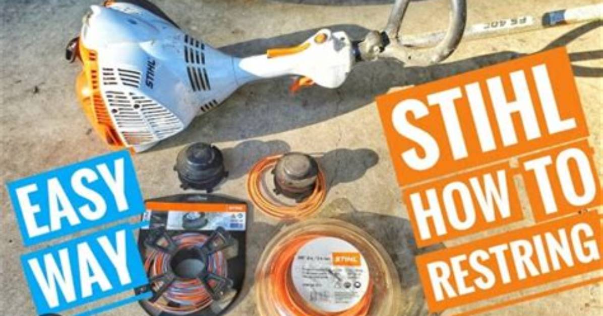 How to Restring a Stihl Fs 55 Rc