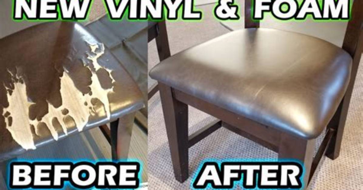How to Reupholster a Vinyl