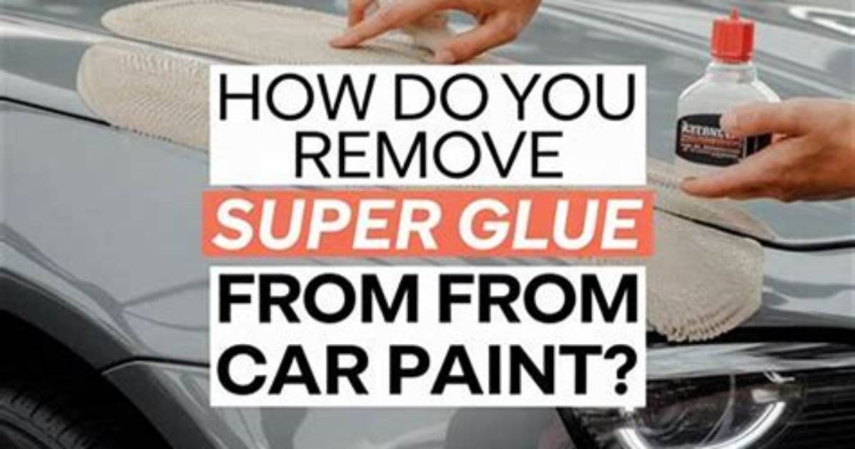How to Safely Remove Paint or Glue From