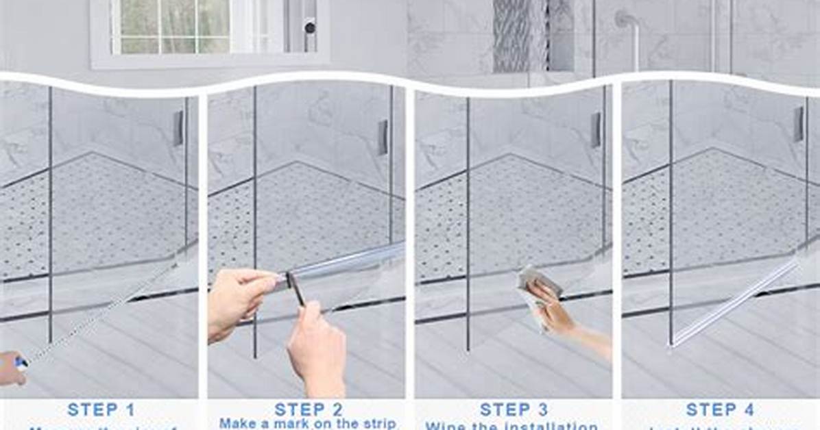 How to Seal Shower