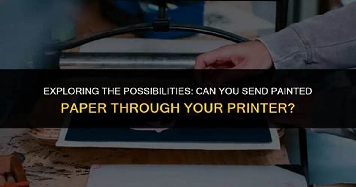 How to Send Paint Through