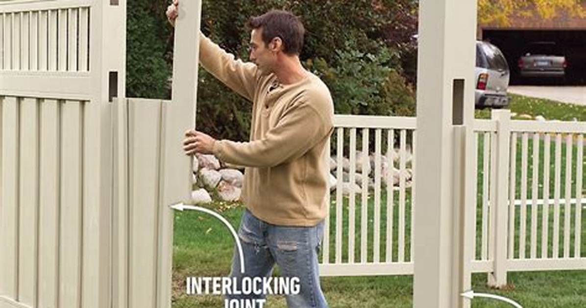 How to Shorten Vinyl Fence