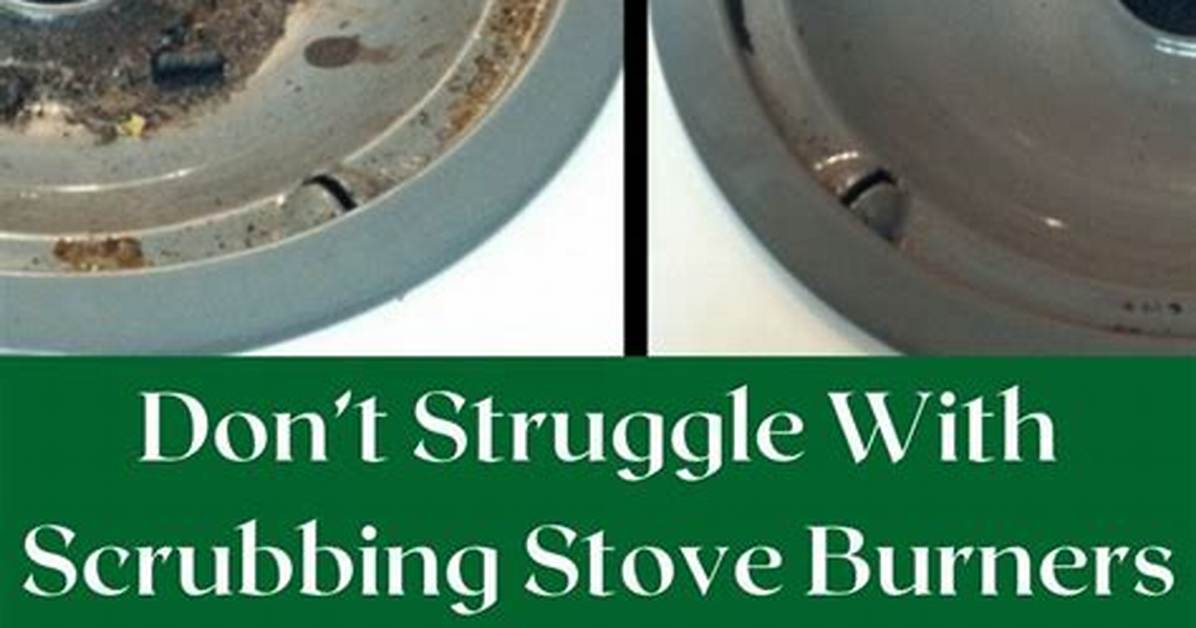 How to Soak Stove Burners