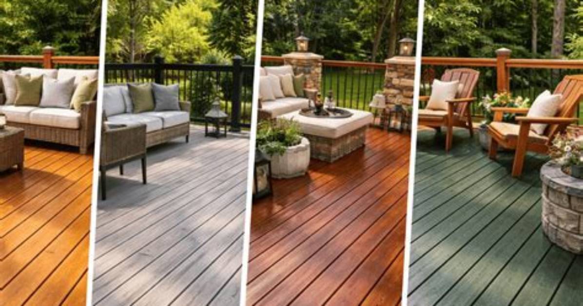 How to Stain Deck