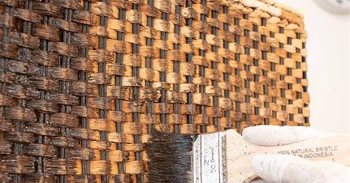 How to Stain Wicker Or
