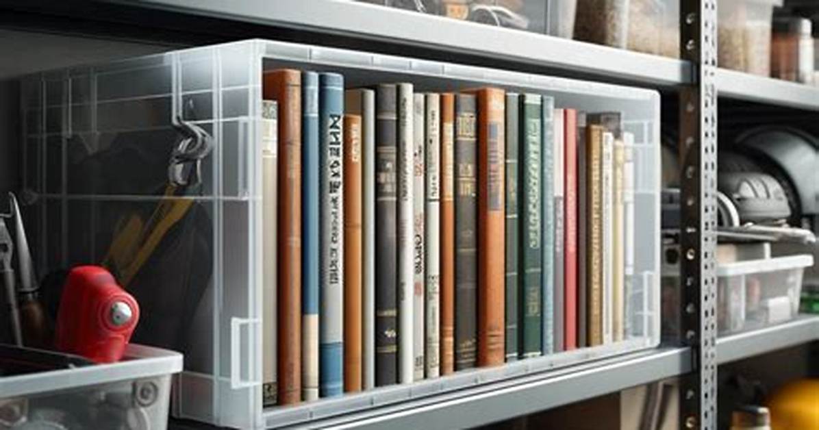 How to Store Books in a Garage