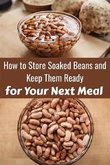 How to Store Soaked Beans