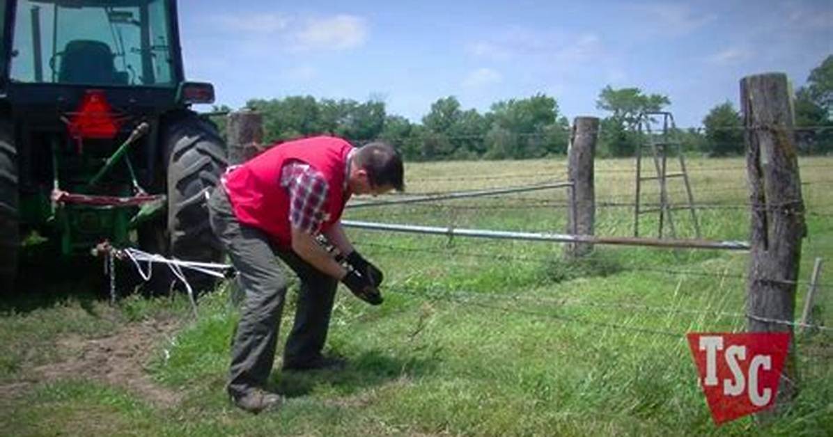 How to Stretch Barbed Wire