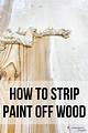 How to Strip Paint from Wood Trim