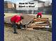 How to Tear Down a Shed