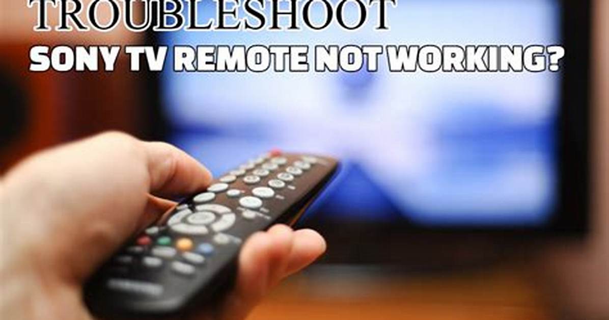How to Troubleshoot a Sony