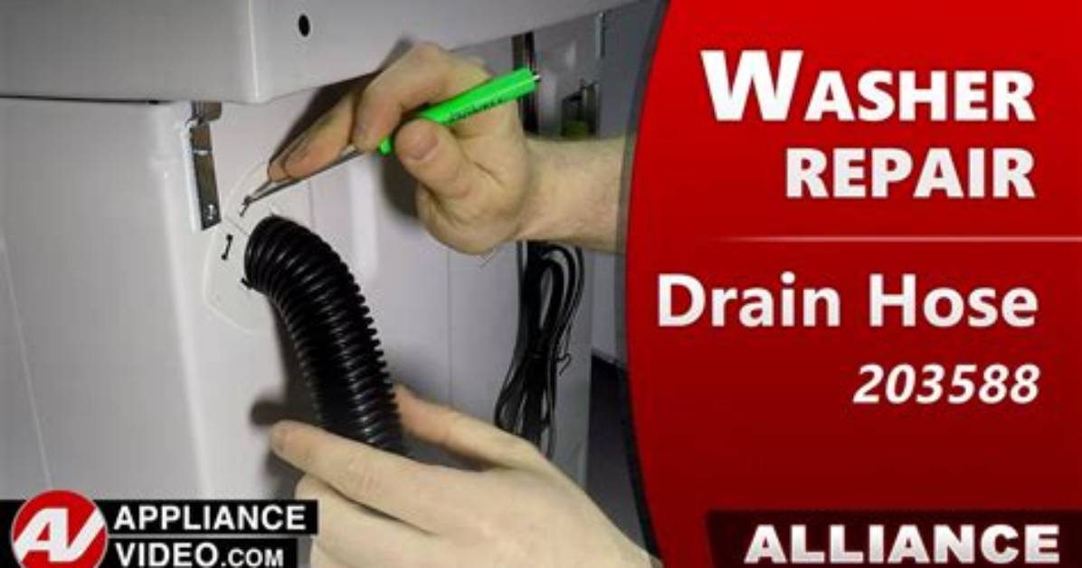 How to Troubleshoot Remove the Drain Hose from an Lg Washer