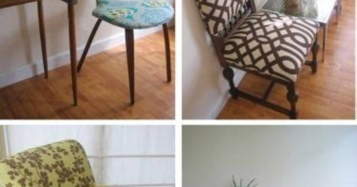 How to Upholster a Non-Removable Chair Seat