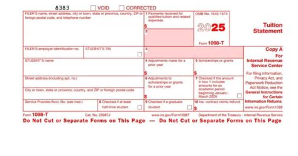 How to Use a 1098 T Form for My Dependent Son?