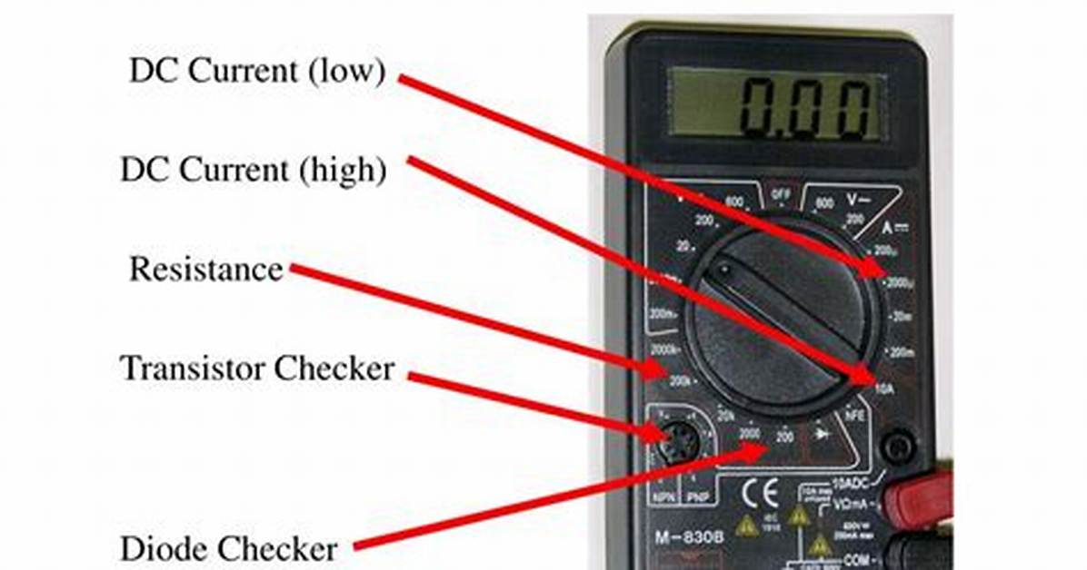 How to Use a Volt Ohm Meter to Test Electrical