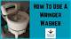 How to Use a Wringer Washing Machine