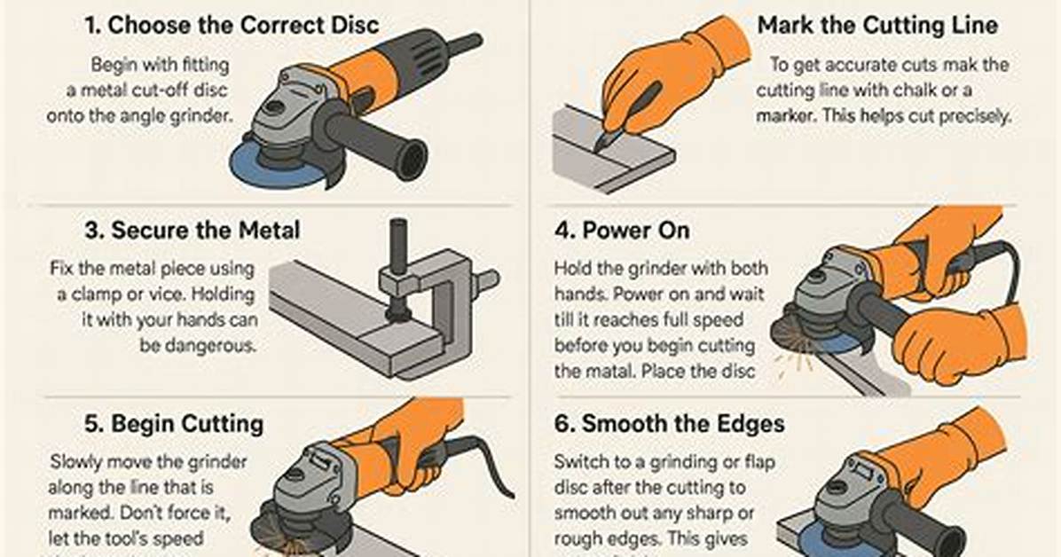 How to Use an Angle Grinder to Remove