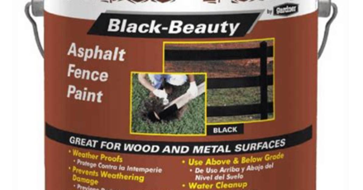 How to Use Black Beauty Fence Post Paint