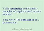 How to Use Conscience in a Sentence?