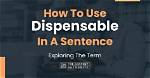 How to Use Dispensability in a Sentence?