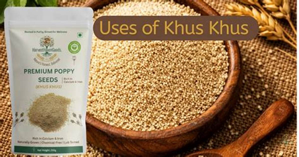 How to Use Khus Khus?