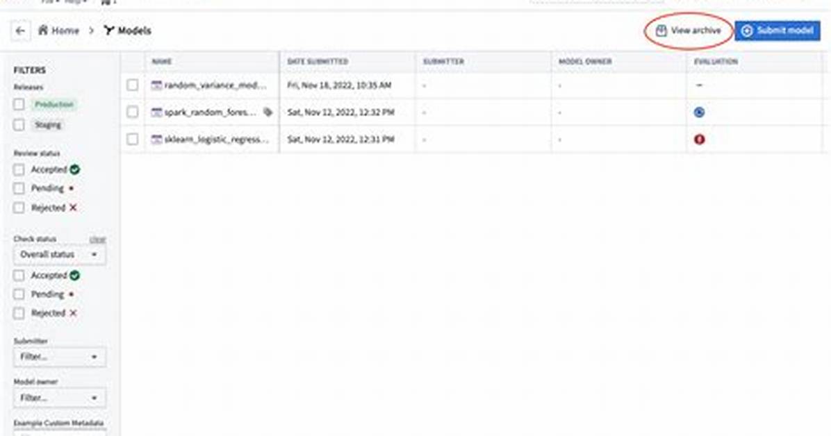 How to View and Archive