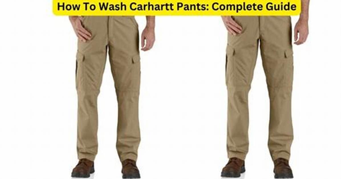 How to Wash Carhartt