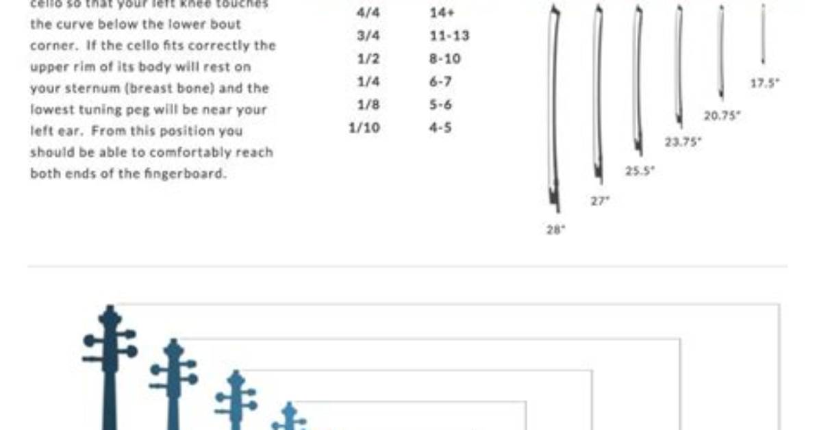 【How-To】What Size Cello Do I Need