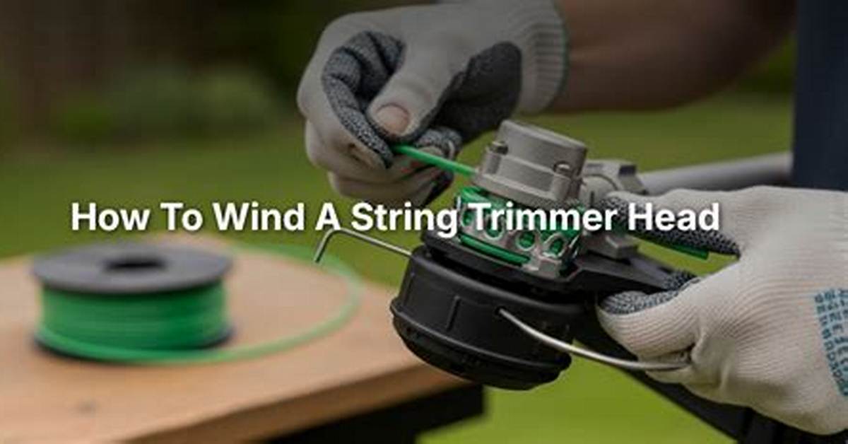 How to Wind a Trimmer