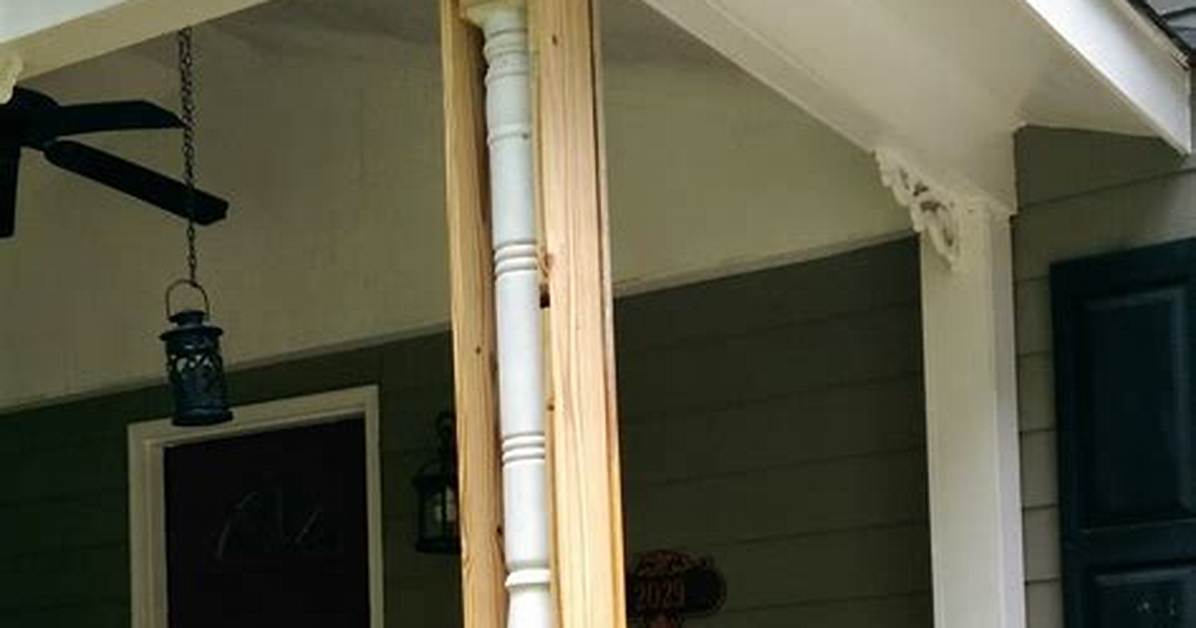 How to Wrap Front Porch Posts With