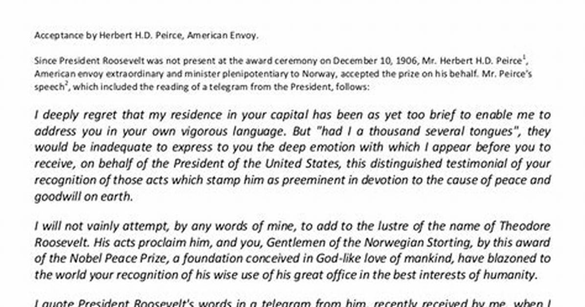 How to Write an Acceptance Speech