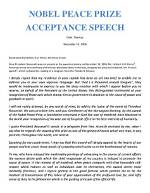 How to Write an Acceptance Speech