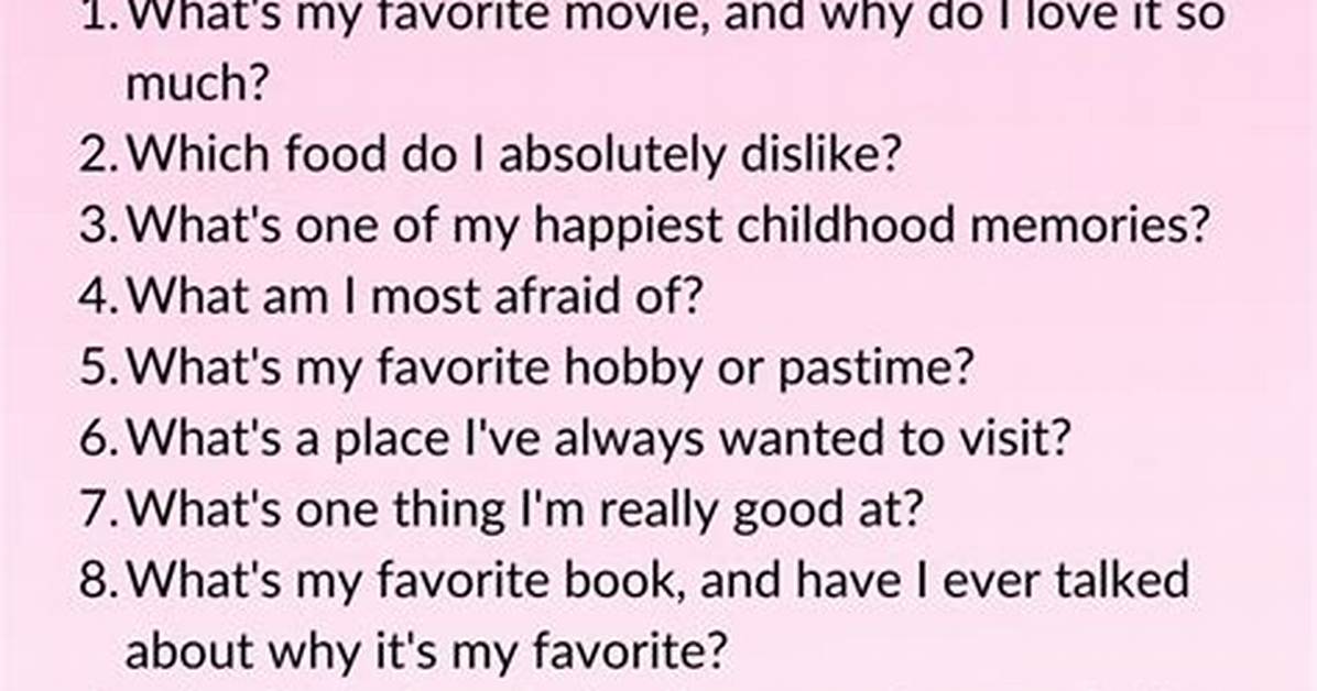 How Well Do You Know Your Daughter Questions?