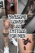Hype-Worthy Lower Leg Tattoos for Men: Designs and Inspiration
