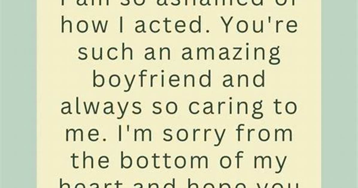 I'm Sorry Quotes for Him