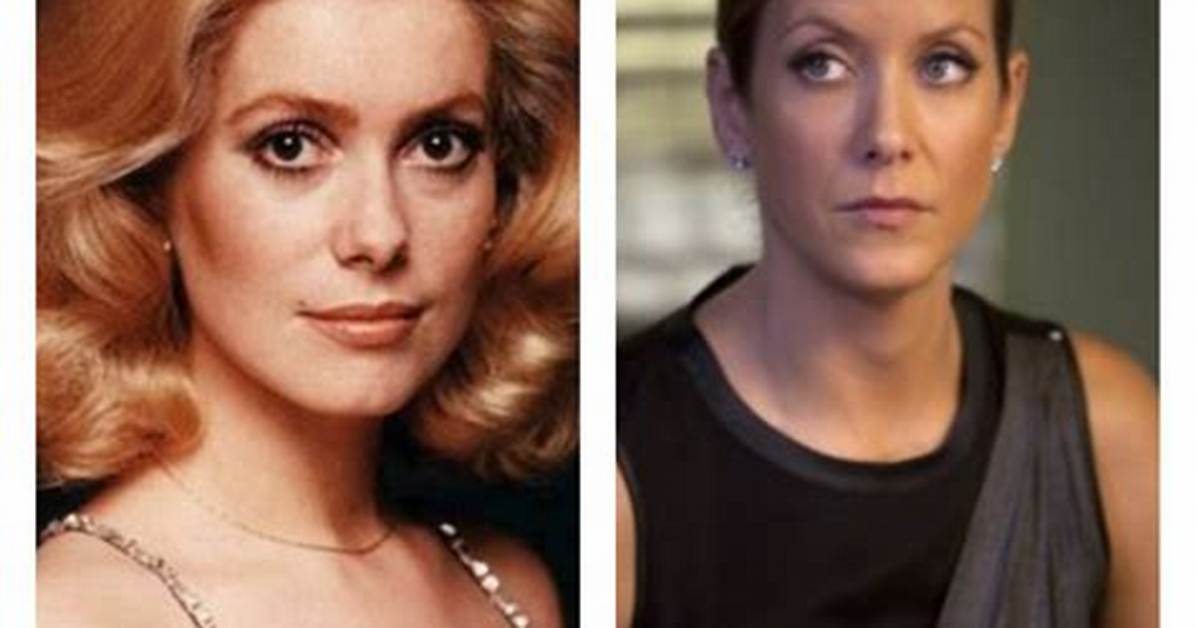 Iconic Catherine Deneuve Meets Modern Kate Walsh: a Star-Studded Comparison
