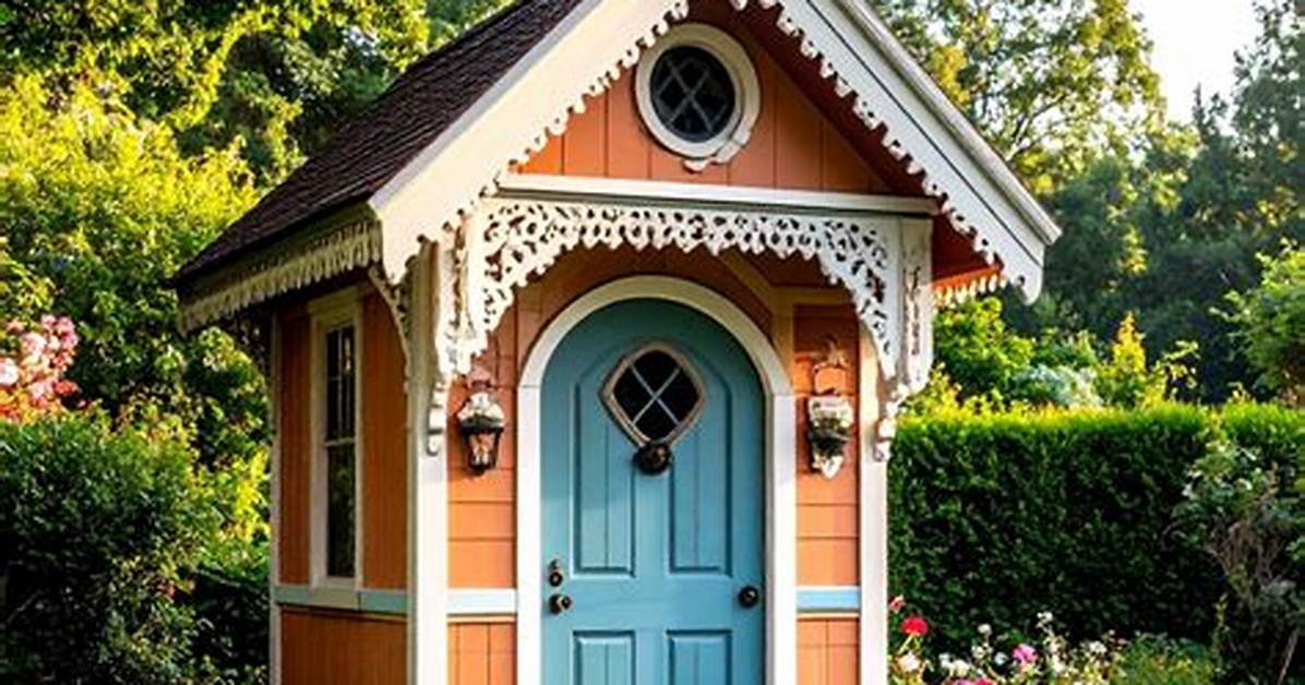 Ideas for a Decorative Garden Outhouse