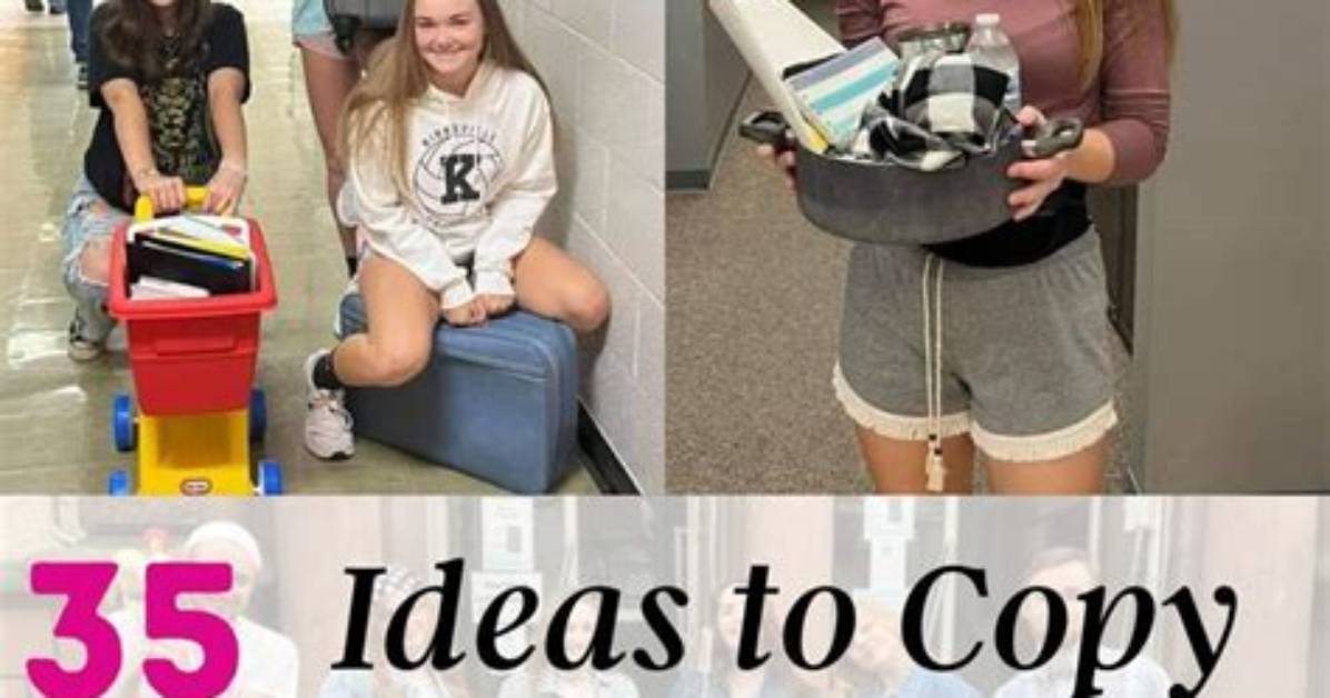 Ideas for Everything but a Backpack Day