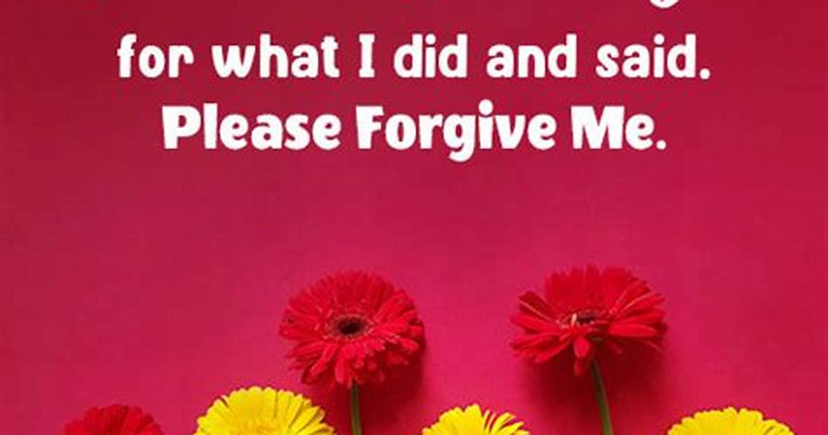 Im Sorry Messages