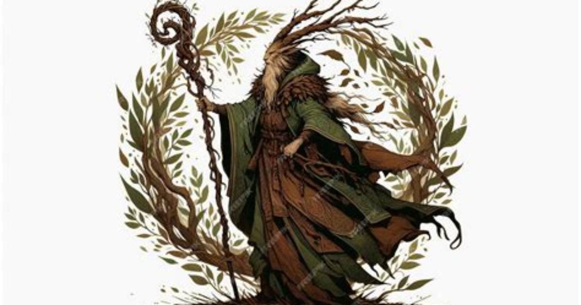 Imaginative and Enchanting Nature Druid