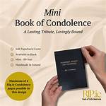 In a Book of Condolence?
