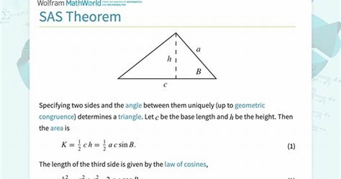 In Math What Is Sas?