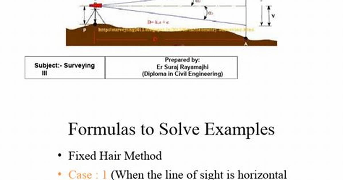 In Tacheometric Surveying F Is Called as?