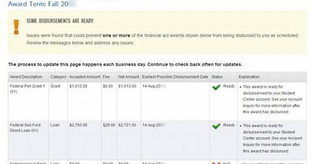 In the Disbursement Date?