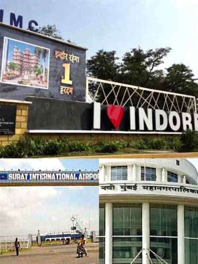 Indore, Surat & Navi Mumbai Bag Awards for India’s Top 3 Cleanest Cities