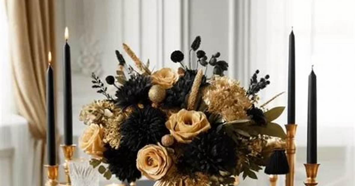 Indulge in the Night Black and Gold Sheet Cake Magnificence For