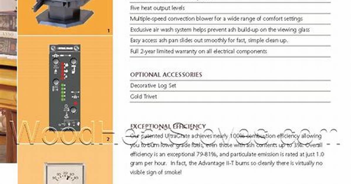 Information on the Advantage Wp2 Whitfield
