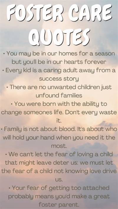 Inspiring Foster Parent Quotes: a Guide to Love and Support