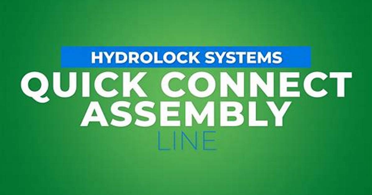 Installation of the Hydrolock Quick