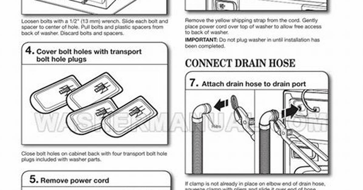 Instructions for a Whirlpool Duet